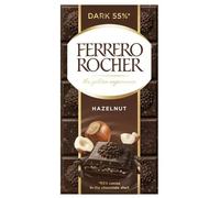 3 X Ferrero Rocher Hazelnut Dark 55% Chocolate Bar 90G Perfect Chocolate Gift