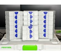 3 X Festool Tanos Micro Systainer SYS3 XXS 33 Grey Storage Organisers Toolbox