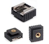3 x Flash Shoe Mount to 1/4" Female Thread | Light Stand Tripod Speedlite Adapter Screw Mount