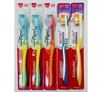 (3 x Flexi + 2 x Zig Zag) Colgate Toothbrush Medium Super Flexi & Zig Zag Anti-Bacterial Assorted