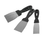 3 x Flexible Stainless Steel Filling Knife, Drywall, Cracks, Joints, Fix Spatula, Filling Knife Set DIY