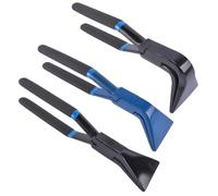 3 x Folding Bending Pliers 45° 90° 180°, Extremely Precise Folding Pliers, Tried and Tested Roofer Tool for DIY Enthusiasts (Blue & Black) Hopzty