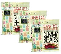 3 x Free From Fellows Sugar Free Gummy Bears Sweets 100g