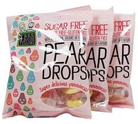 3 x Free From Fellows Sugar Free Pear Drops Sweets 70g