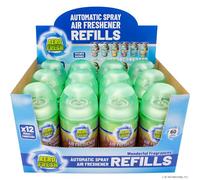 3 X FRESH AUTOMATIC SPRAY REFILLS 250ML AIR FRESHNER ODOURS CHOSE YOUR OWN (Garden Of Secrets)