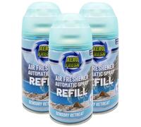3 X FRESH AUTOMATIC SPRAY REFILLS 250ML AIR FRESHNER ODOURS CHOSE YOUR OWN (Sensory Retreat)