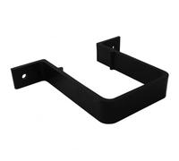 3 x FRS526B Black Square 65mm Downpipe Brackets Stand Off, Freeflow Rain Water Systems