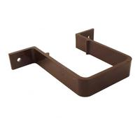 3 x FRS526LB Brown Square 65mm Downpipe Brackets Stand Off, Freeflow Rain Water Systems