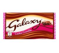3 x Galaxy Cookie Crumble & Milk Chocolate Block Bar Vegetarian 114g Delicious Special For Easter Tasty And Twisty Treat Gift Hamper, Christmas,Birthday,Easter Gift Sold By Kidzbuzz