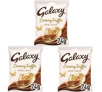 3 x Galaxy Creamy Truffle Mini Easter Eggs 74g - For Easter Best gift for Friends & Family