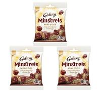 3 x Galaxy Minstrels Milk Chocolate Easter Mini Eggs 80g - For Easter Best gift for Friends & Family