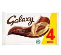 3 x Galaxy Smooth Milk Chocolate Bars Multipack Chocolate 4x42g Delicious Special For Easter Tasty And Twisty Treat Gift Hamper, Christmas,Birthday,Easter Gift Sold By Kidzbuzz