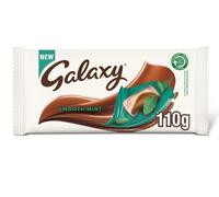 3 x Galaxy Smooth Mint Milk Chocolate Bar 110g Delicious Special For Easter Tasty And Twisty Treat Gift Hamper, Christmas,Birthday,Easter Gift Sold By Kidzbuzz
