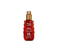 3 x Garnier Ambre Solaire Ideal Bronze SPF15 Tan Enhancing Protection Oil 150ml