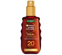 3 x Garnier Ambre Solaire Ideal Bronze SPF20 Tan Enhancing Protection Oil 150ml