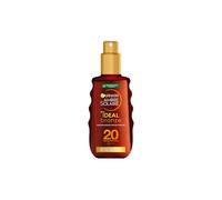 3 x Garnier Ambre Solaire Ideal Bronze SPF20 Tan Enhancing Protection Oil 150ml