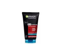 3 x Garnier Pure Active 3in1 Charcoal Anti-Blackheads 150ml