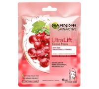 3 x Garnier Skin Active Ultra Lift Mask Grape Seed Extract + Hyaluronic Acid