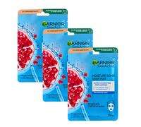 3 x Garnier SkinActive Sheet Mask Moisture Bomb - FREE SHIPPING