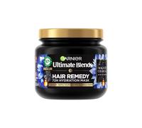3 x Garnier Ultimate Blends Charcoal Hair Remedy Hydration Mask 340ml