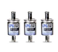 3 x gas filter 14 mm gas, LPG, GPL filter universal