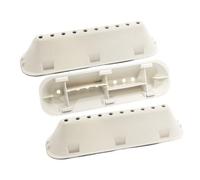 3 x Genuine Indesit Washing Machine 10 Hole Drum Paddle Lifters White C00065463
