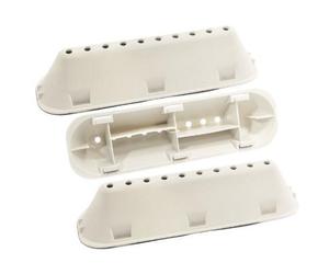 3 x Genuine Indesit Washing Machine 10 Hole Drum Paddle Lifters White C00065463