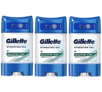 3 x Gillette Antiperspirant Hydrating Clear Gel 70ml - Eucalyptus