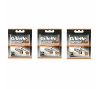 3 x Gillette Contour Plus Cartridges Men's Razor Blades 10 Refills