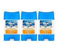 3 x GILLETTE SPORT TRIUMPH ANTIPERSPIRANT DEODORANT CLEAR GEL STICK 70ML