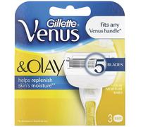 3 x Gillette Venus & Olay Women's 5-Bladed Smooth Moisture Razor Blade Refills