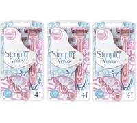 Gillette Simply Venus 3 Women's Disposable Razors 4 Pack