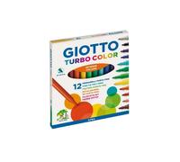 3 x Giotto Turbo Color 12 Color Markers 2.8 Mm Intense Color 3406