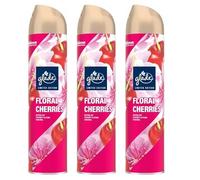 3 x Glade Aerosol Air Freshener 300ml - Floral Cherries