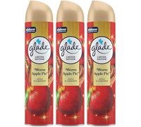 3 x Glade Aerosol Air Freshener 300ml - Warm Apple Pie