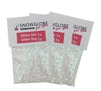 3 x Glitter for Snow Globe / Glitter Ball for Crafts - 40011