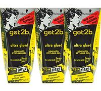 3 x got2b Super Glue Ultra Glued Indestructible Styling Gel - 450ml