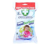3 x GREEN SHIELD 70 LARGE HOUSEHOLD SURFACE FOOD WIPE