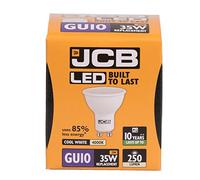 3 x GU10 3 W LED Bulb 100 ° 4000 K Cool White 250lm (JCB s12498)