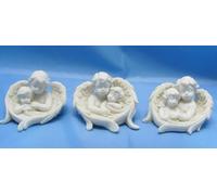 3 x Guardian Angel Figurine Cherubs Statue Ornament Sculpture Statue Gift