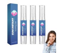 3 x Gum Instant Ease Gel, Strengthens the Dental System, Reduces Inflammation, Improves Gum Swelling and Pain, Combats Age-Related Dental Problems, for Daily Oral Care 4 ml