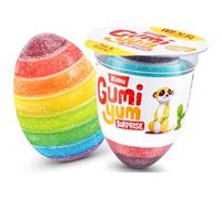 3 x Gumi Yum Surprise - 22g Gummy Sweet & Toy - Collectible Wildlife Toy Inside - 27 Toys To Collect, Including The Rare Golden Lion - Age3+