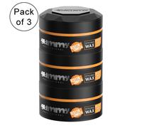 3 x Gummy Professional Keratin Complex Max Hold Hair Styling Wax - Orange 150ml