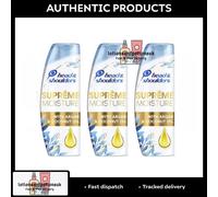 3 x Head & Shoulders SUPREME MOISTURE Shampoo 400ml