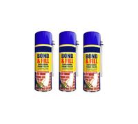 3 X Heavy-Duty Expanding Foam Filler Spray - Insulating & Sealing Gaps Around Pipes, Windows, Walls, and Ceilings - 500ml