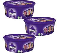 3 x Heroes Chocolate Tub 550g Perfect For Christmas