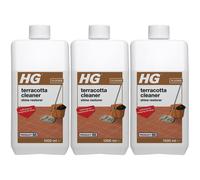 3 x HG Terracotta Floor Tile Cleaner Shine Restorer (Product 86) - 1 Litre