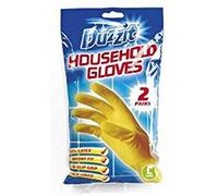 3 x Household Gloves, Rubber Gloves, 2 Pairs, Medium