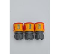 3 x Hozelock 2055 Connector Water Stop Hose End Garden Genuine Hozelock