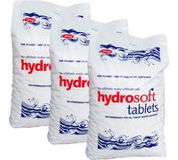 3 X Hydrosoft Salt Tablets, 25 Kg White